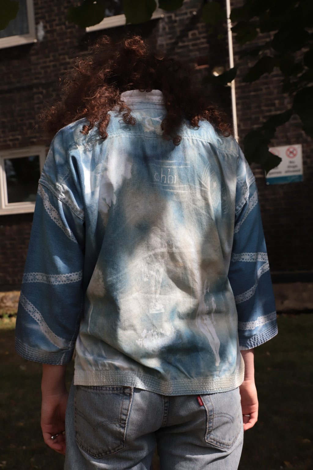 Cyanotype Kimono Jacket