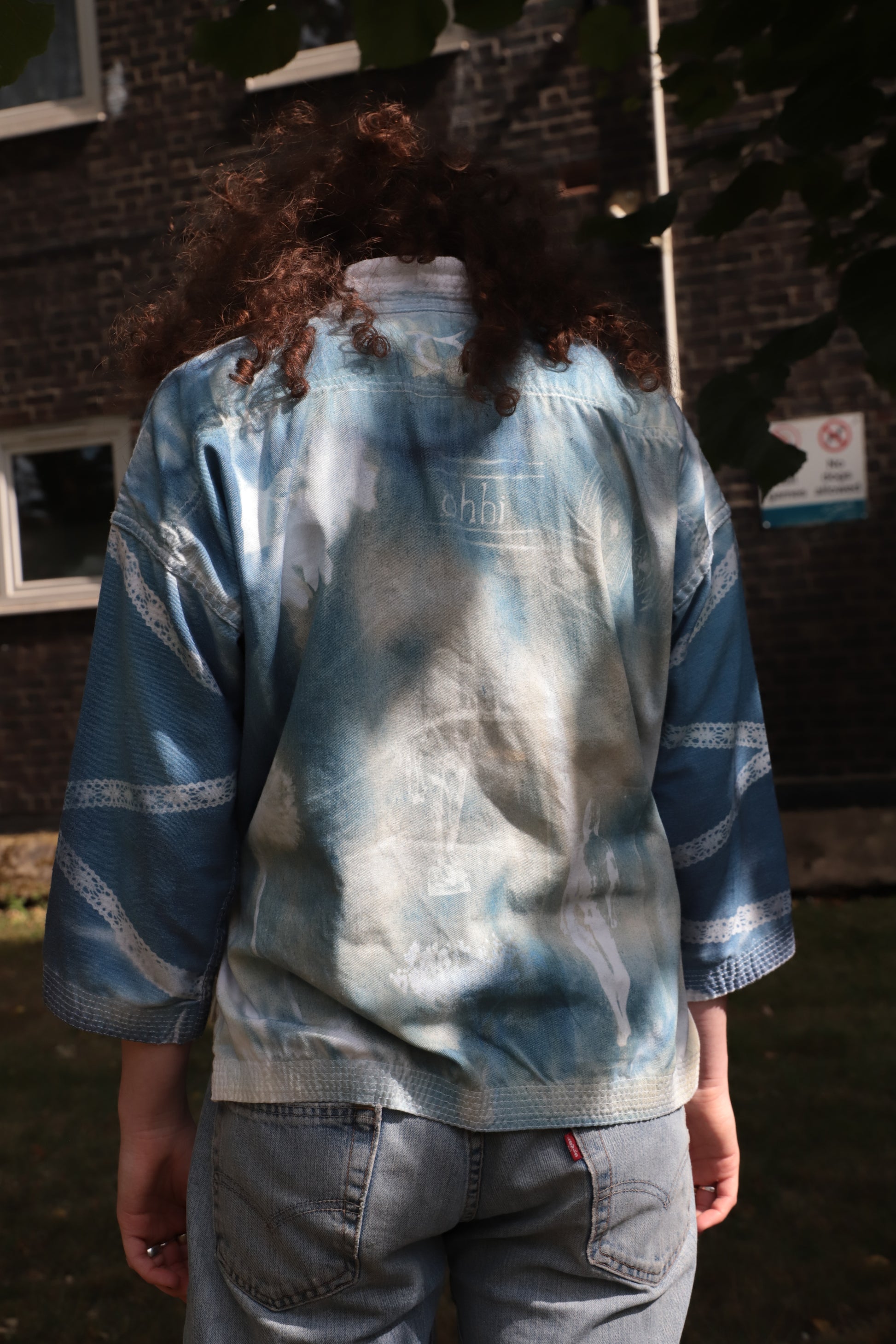 Cyanotype Kimono Jacket
